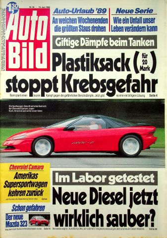 Deckblatt Auto Bild (25/1989)